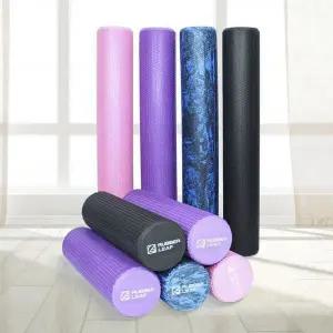 [하프클럽/]EVA 투톤 마블링 폼롤러 90cm 요가 필라테스