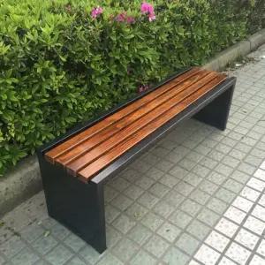 야외벤치 공원 긴의자 방부목 야외 광장 나무 철제 테라스 큰사이즈