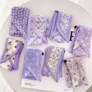 (보리별) 쉬폰 쁘띠스카프 여성 봄 미니스카프