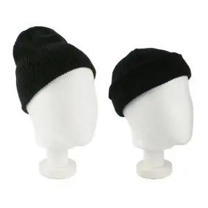 [하프클럽/]와치캡 숏비니 모자 니트 겨울 심플 데일리 블랙