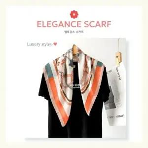[별별창고]G 봄가을 실크느낌 엘레강스 스카프 예쁜 데일리 포인트용 패션소품