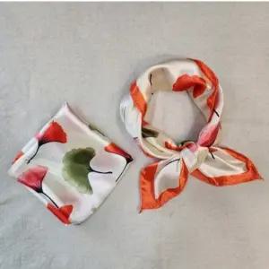 쁘띠 새틴 스카프 봄 가을 미니 머플러