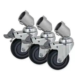 [하프클럽/]스탠드용 80mm 캐스터 2 카메라 카메라삼각대 바퀴