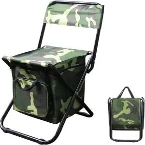 보관 가방 ZDFRBJG ？？？？ 휴대용 접이식 캠핑 의자 가벼운 등받이 컴팩트 시트 사냥용 백팩 야외 (카모)