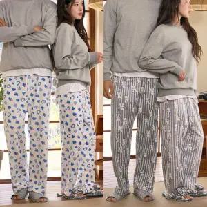 [무료배송] 남여공용 따뜻한 에코밍크 수면 바지 극세사 남성 여성 겨울 커플