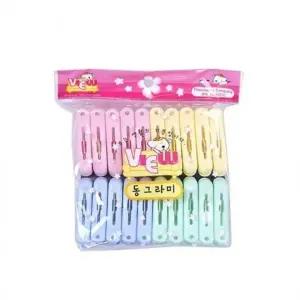 ( )동그라미 빨래집게 속옷 양말 빨랫줄 걸이 집게 20p