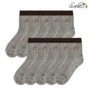 아놀드파마 여성 중목양말 갑종 골지 숙녀 양말 회색 10족 세트 국산 선물