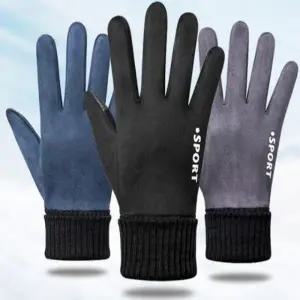 남녀 공용 겨울 방한 스마트폰 터치 등산 작업 장갑