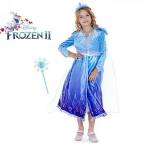 겨울왕국2 엘사 프리미엄 코스튬 여아드레스 왕관 봉