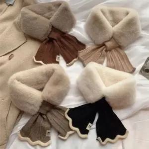 은창리본 러블리 고리 페이크퍼 스카프 목도리 겨울