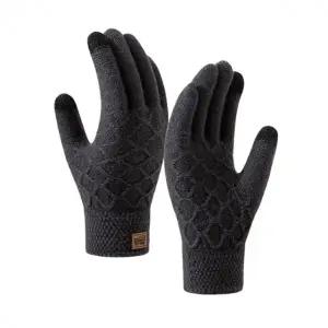 남녀 겨울 마름모 기모 터치장갑 1P 보온 방한 글러브