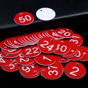 다용도 숫자 번호판키링 1_50 세트 서랍장 열쇠고리 (WFKBROP)