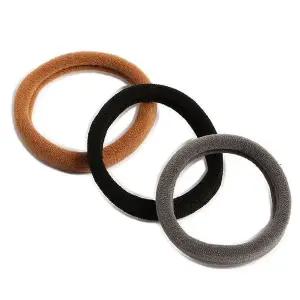 [셀러에이드]머리끈 통통 머리끈 60p(3컬러)머리고무줄 헤어링