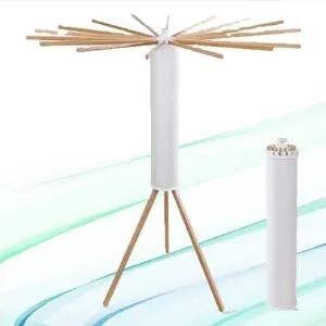 고품질 접이식 베란다 빨래건조대 튼튼한 대형 원룸 옷걸이 (WFKDEOJ)