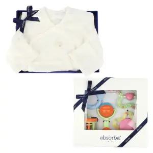 갤러리아 (압소바,말띠,임신축하,태교,출산)압트모달배냇슈트+딸랑이5종세