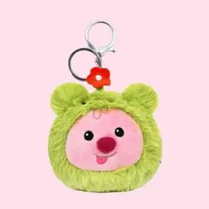 고품질 잔망루피 동물얼굴키링(개구리)  캐릭터가방고리 (WFKDRUS)