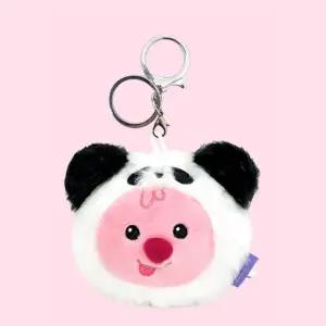 고품질 잔망루피 동물얼굴키링(판다)  캐릭터가방고리 (WFKDRUU)
