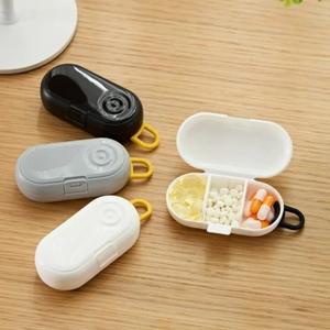 휴대용 미니 알약 상자 방수 케이스 태블릿 병 의학 비타민 Pillboxs 피쉬 오일 박스  보관