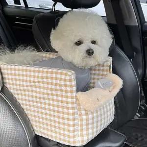 강아지 반려 동물 차량 용 쿠션 카 시트 펫 뒷좌석 (WFKBXQF)