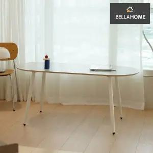 고품질 (벨라홈) 자작 HPM 낮은식탁 소파테이블(타원형) 1200x600(CN9910) (WFKDYYX)