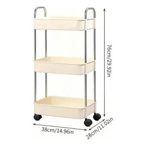 다용도 스텐 pp 트롤리트롤리 이동식트롤리 철제수납장 거실선반 3단선반