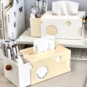 곽휴지 케이스 정리함 치즈 디자인