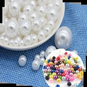 아크릴비즈 진주알 비즈 시드 공예 대용량 모루인형 진주목걸이