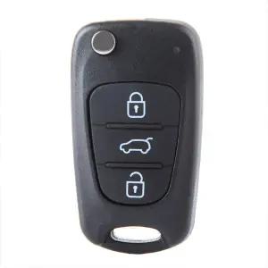 기아 K2 K5 리오 3 모닝 씨드 세라토 스포티지 및 현대용 교체용 리모컨 자동차 키 쉘 플립 폴딩 키 케이스