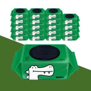 센스 물티슈 캡형 100매 20팩 라벤더오일 함유 생활물티슈