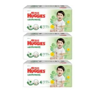 하기스 기저귀 네이처메이드 밴드 공용 4단계 40pX3팩 BNS