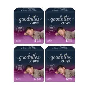 하기스 굿나이트 키즈 팬티 기저귀 공용 소형 23pX4팩 BNS