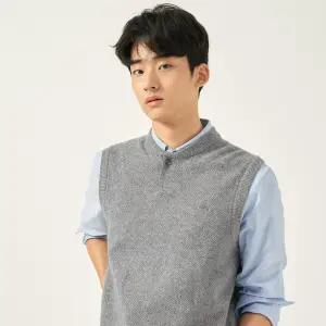 빈폴 멘 FW25버튼넥 베스트 - 그레이 BC5951C313LL