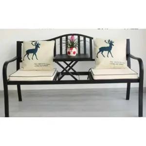 철제 야외 벤치 카페 공원 체어 테이블 의자