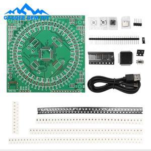 흐르는 빛 LED 러닝 라이트 DIY 키트  전자 회로 교육 실험 모듈 납땜 연습 보드