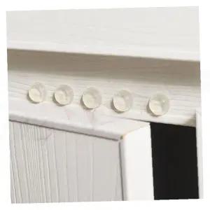 문짝 소음방지 실리콘 완충패드 가정용 문틀 충격흡수 투명 원형 접착식 방음 도어스토퍼