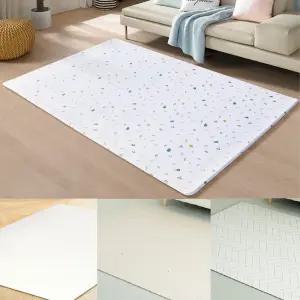 거실 어린이집 대형 양면 PVC 쿠션 놀이방 매트 바닥깔개 유아 아이 실내 유치원