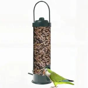 원형 새 모이통 먹이 급이기 야생조류 정원 베란다 걸이 급식기