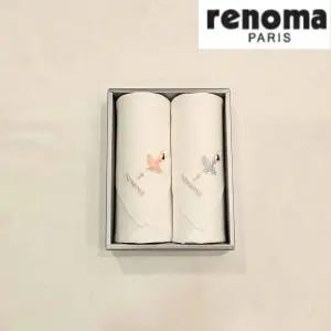 [대구백화점] [레노마]수입자수 2매 손수건 세트(RKN10번)