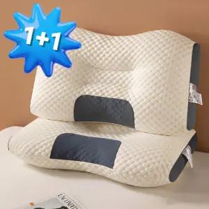 슬립코어 경추 목 어깨 편한 숙면베개 목쿠션 호텔베개