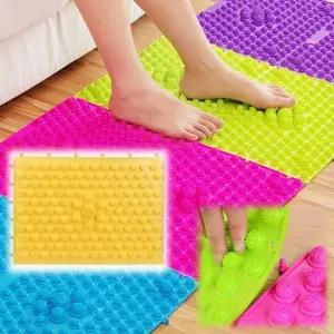 조립식매트 퍼즐식 발마사지 가정용 지압판 DIY 지압매트-옐로우