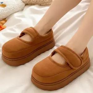 [다잇템]여자 스트랩 FUR안감 푹신 폭신한 슬리퍼