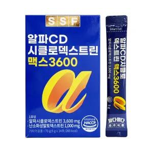 순수식품 알파CD 시클로덱스트린 맥스 3600 5g x 14포 1개 / 써클