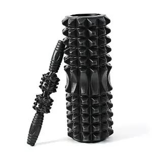 L15 마사지스틱 폼롤러 세트 블랙 33cm 스트레칭 지압