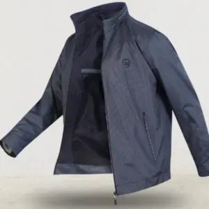 베이직 쟌피엘 잔체크 점퍼 남자점퍼 필골드 사파리 오피스룩 케주얼점퍼