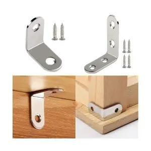 L자 코너철 브라켓 직각 연결 플레이트 꺽쇠 나사포함