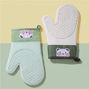 [이거찜] 실리콘 곰돌이 주방 장갑 귀여운 오븐 베이킹 필수템 냄비