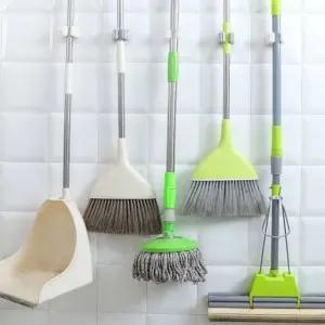 GF 대걸레 고정홀더 무타공 밀대거치대 청소도구 대걸레걸이거치대