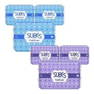 캐치미 슬림 생리대 오버나이트3팩+슈퍼롱오버나이트3팩