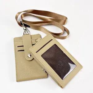 여행용목걸이카드지갑 명함케이스지퍼타입