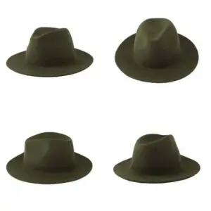 중년모자 남성중절모 울 컬러 페도라